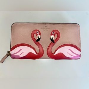 Kate Spade Flamingos by the Pool Wallet
